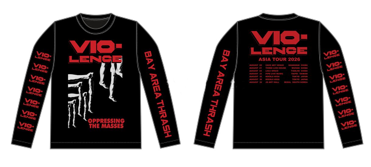 VEKTOR来日公演ロングスリーブTシャツ | CHROSH Bookings Official Shop