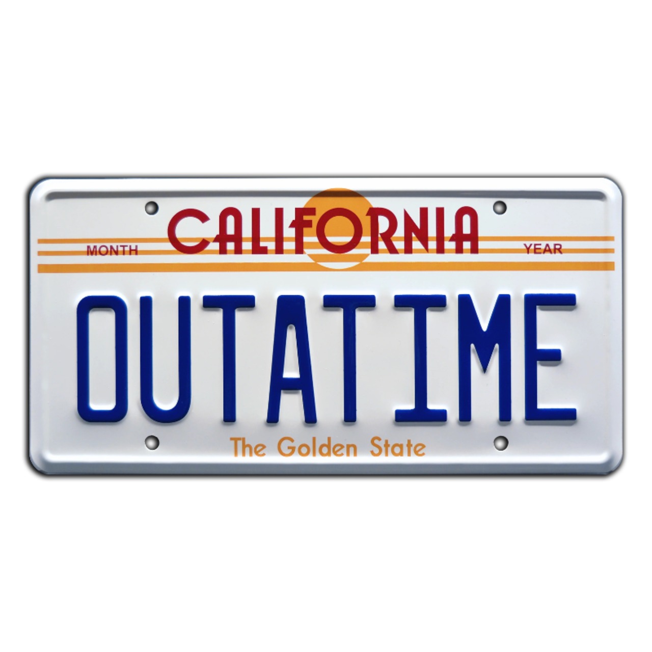 Back to the Future ナンバープレート（OUTATIME/CALIFORNIA)