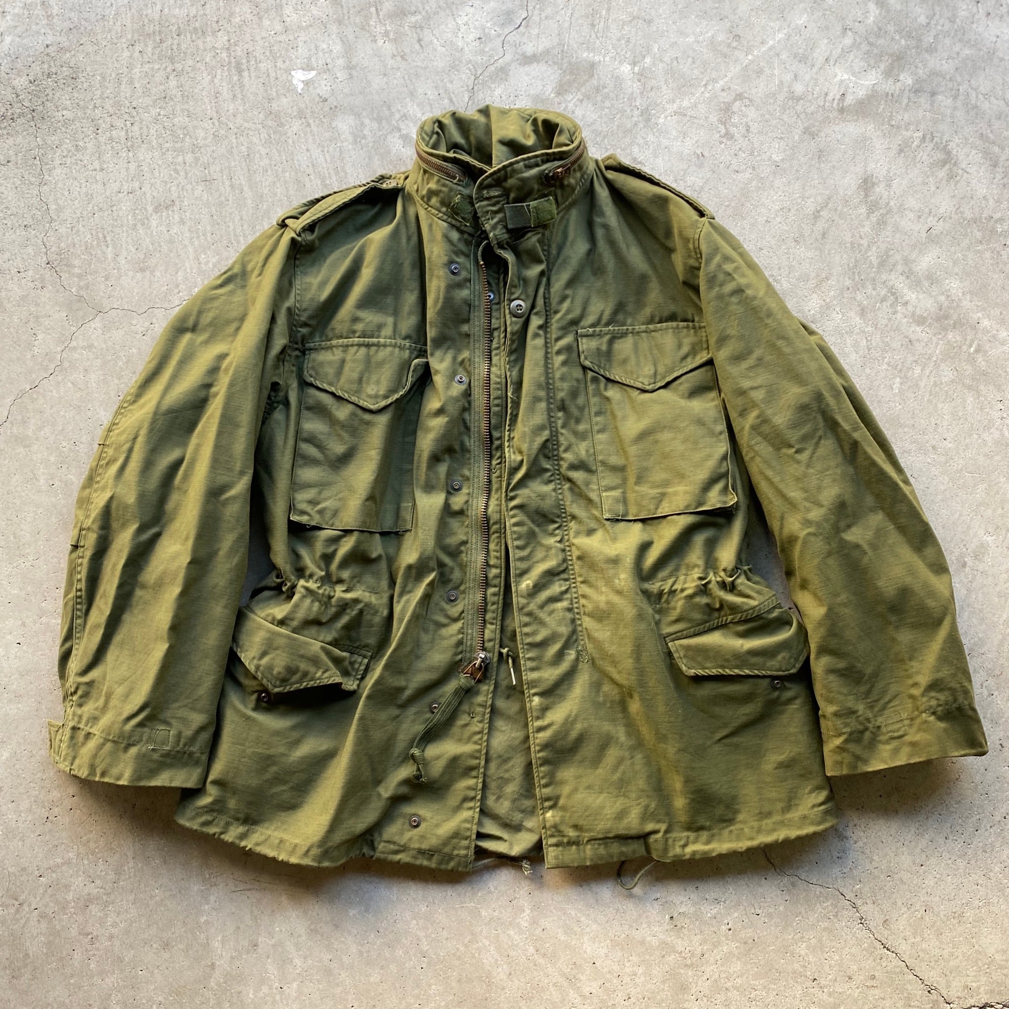 72年納品 70年代 ビンテージ U.S.ARMY 米軍実品 M-65 ミリタリー ...