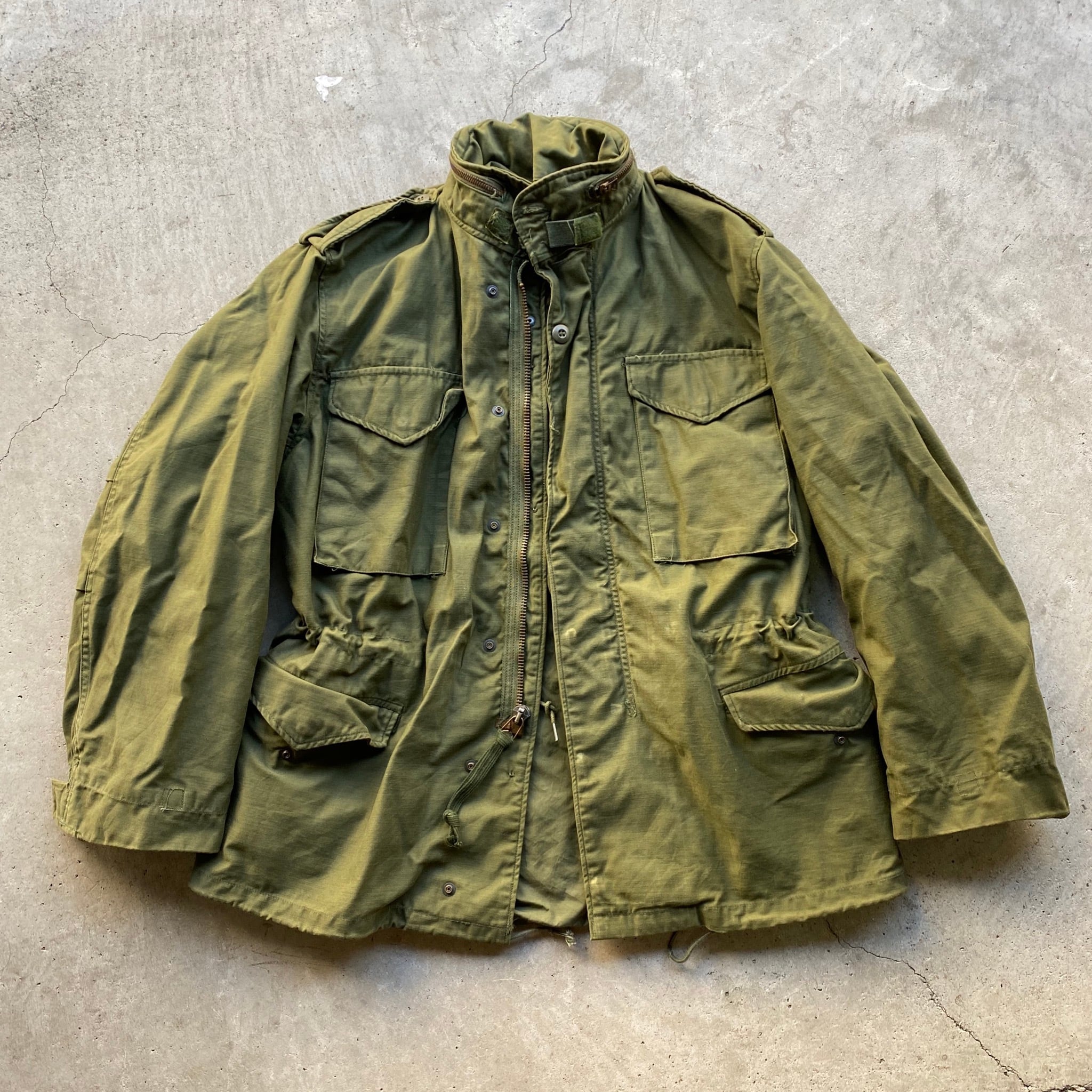 72年納品 70年代 ビンテージ U.S.ARMY 米軍実品 M-65 ミリタリー  