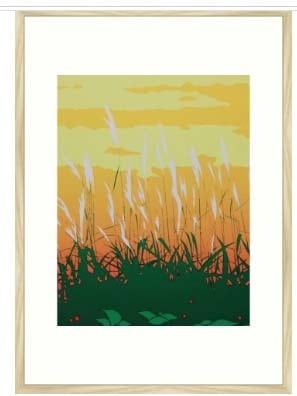 夏の大内宿」 | e-Gallery 版画・アートショップ
