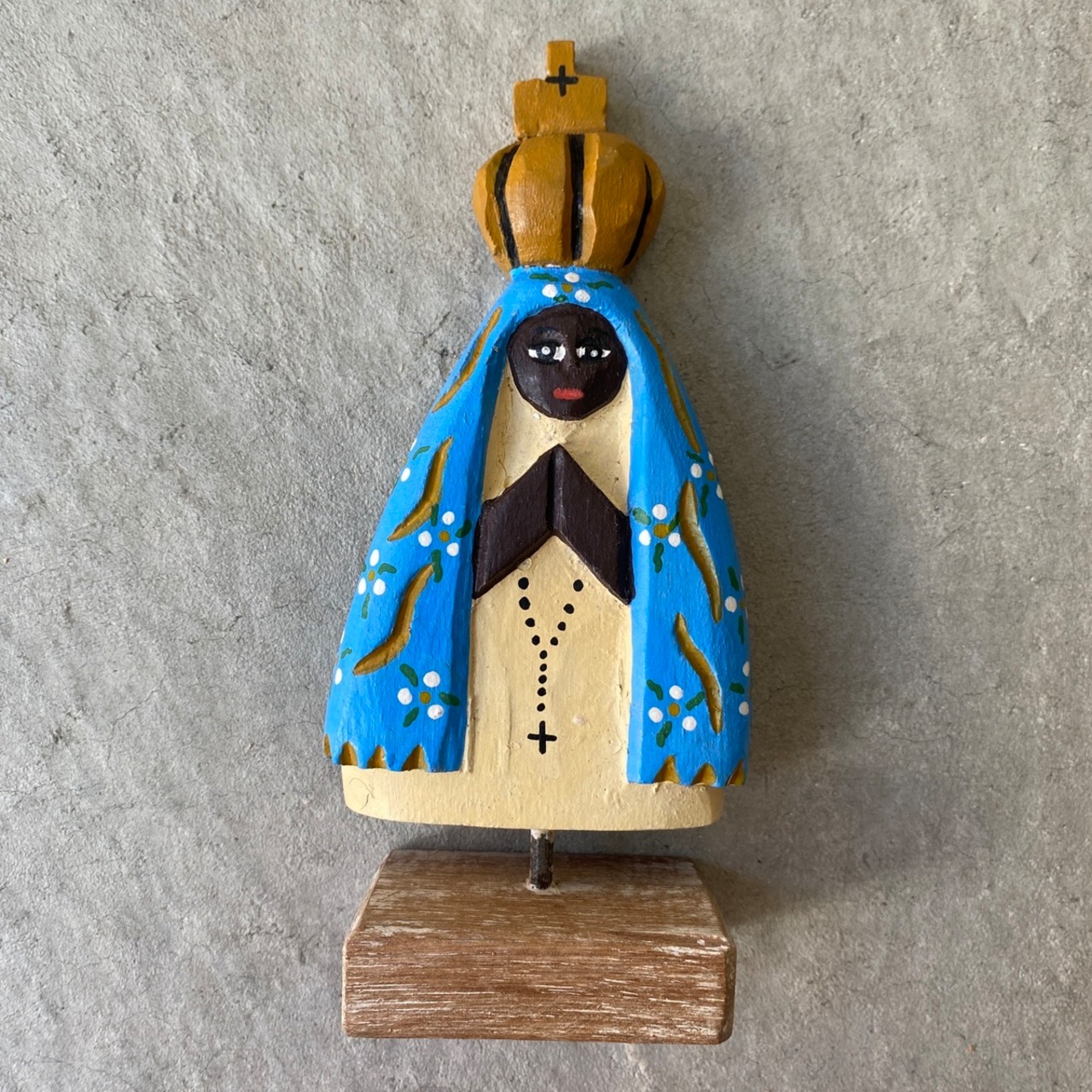 フォークアート OA アパレシーダ 水色 ①