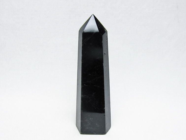 モリオン ポイント 黒水晶 六角柱 置物 一点物 142-11273 | 天然石
