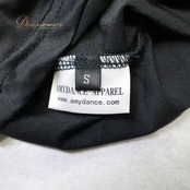 社交ダンス 衣装 AMYDANCE APPAREL エイミーダンス・アパレル トップス ブラウス レッスンウェア ブラック系 無地 シンプル 練習 レッスン 伸縮 ストレッチ 黒 レース 袖 かわいい 上品 高級感 ダンス衣装 イベント ステージ パーティー
