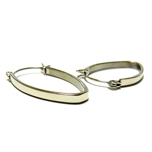 【年始セール】両耳用ステンレス フープピアス/eh842s