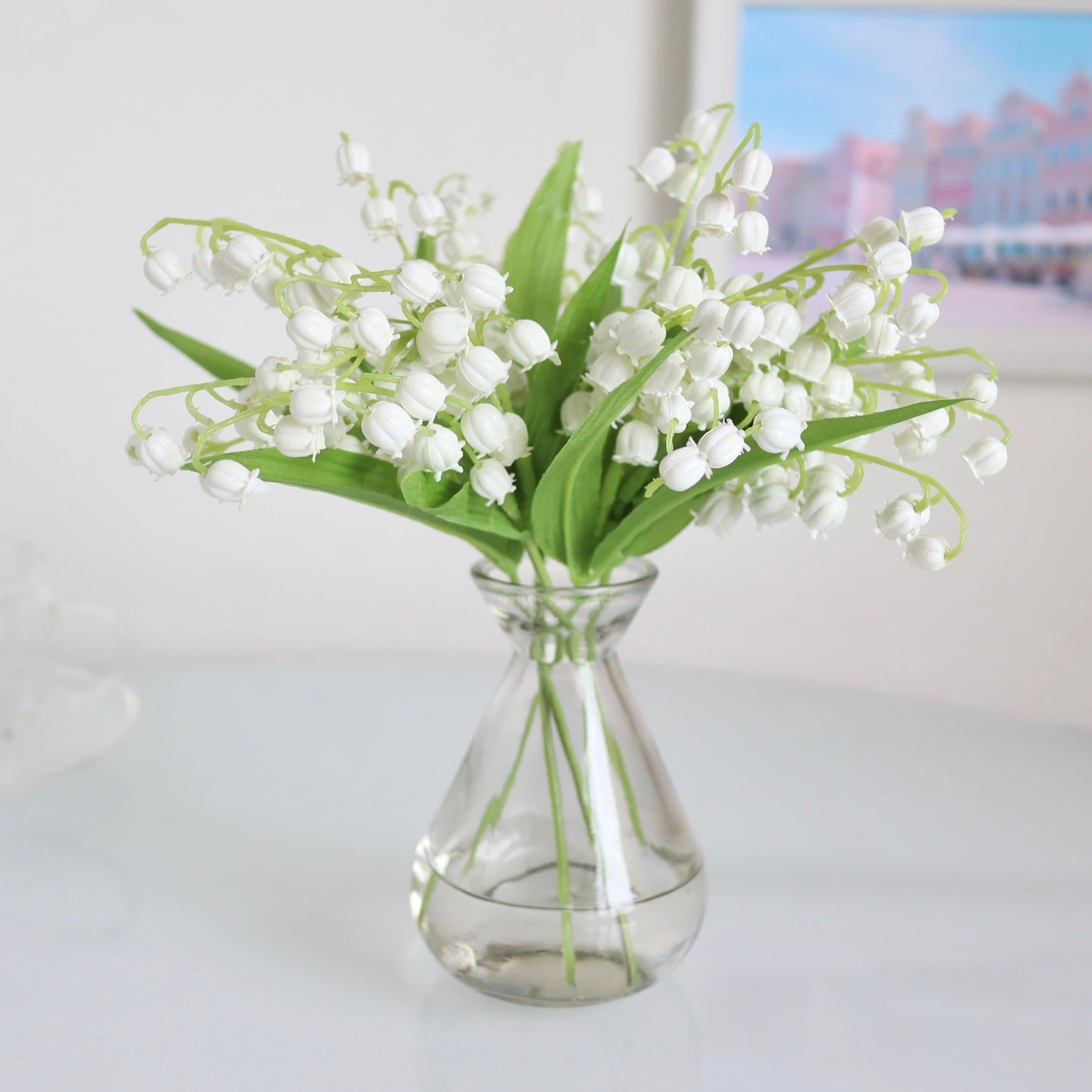 幸運の花スズランの花束 アーティフィシャルフラワー マジカルウォーター La Soie