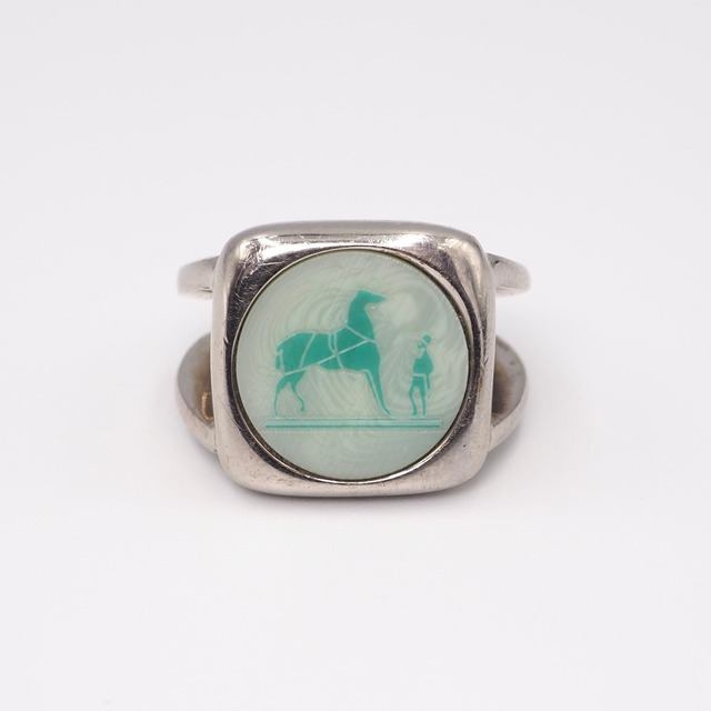 11/5掲載 HERMES 約10号 コロゾ リング  GP シルバー エルメス