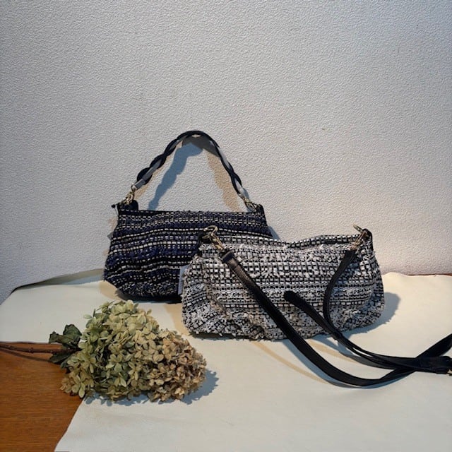 BARDOT ROSE 2WAYツイードショルダーバッグ