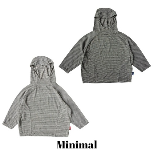 MINIMAL［取寄］stripe hood tee 26autumn