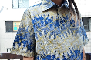 batik pullover shirt (ZIGZIG)