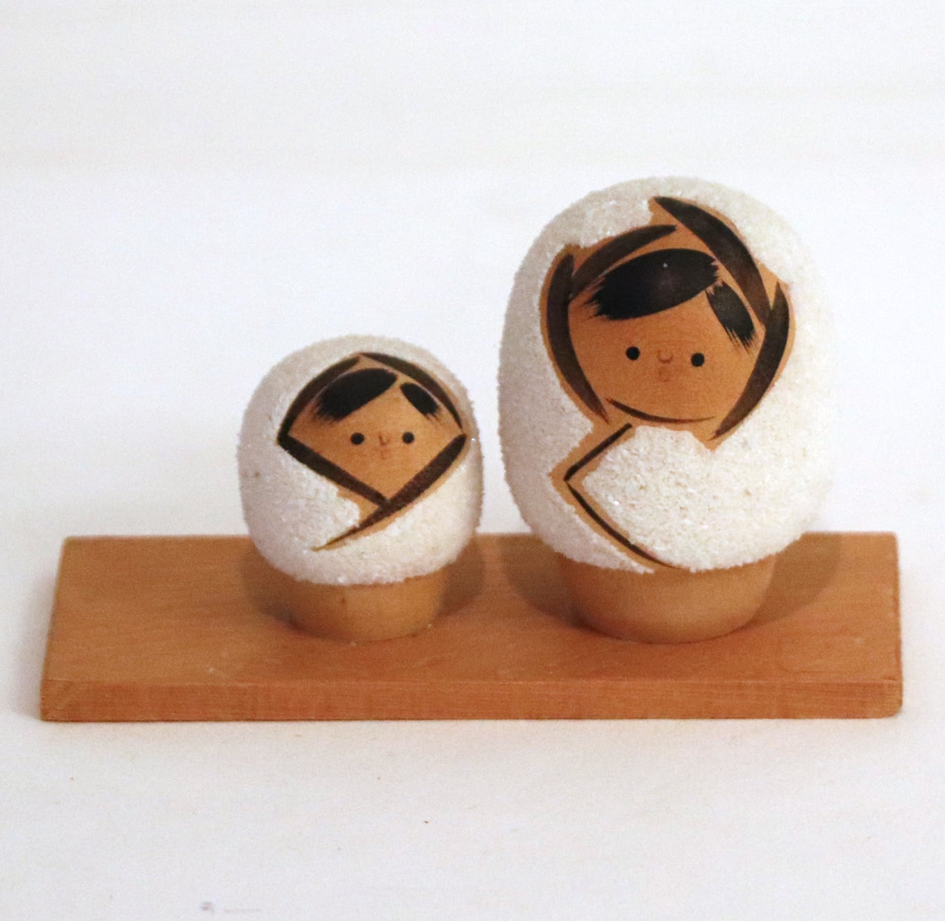 創作系こけし・清原たかを・『雪ん子』・台座付・No.200813-53・梱包