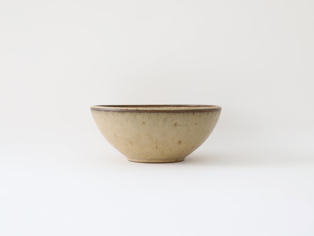 鯨井円美　切り返しボウル ５寸 （ピンクベージュ） Ａ