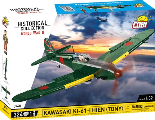 COBI #5740 川崎 キ61 三式戦闘機「飛燕」(K-61 Tony)