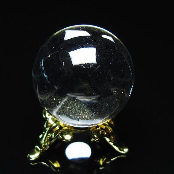 水晶 丸玉 23mm 一点物 おまかせ便 141-7649