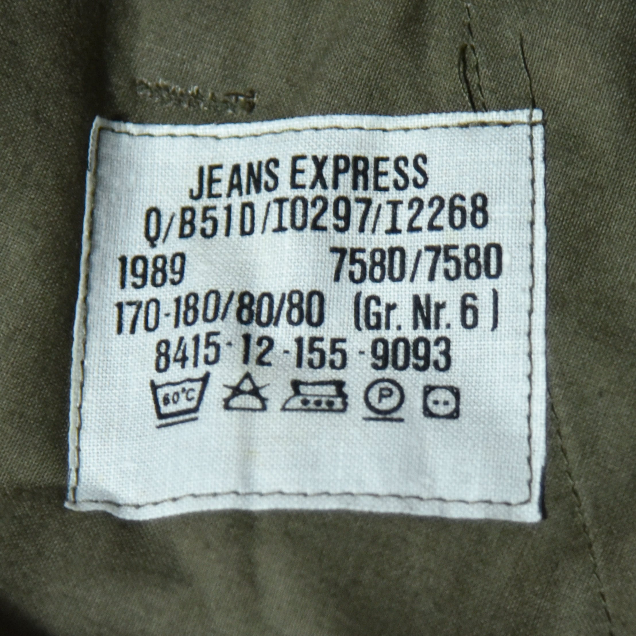 DEAD STOCK】90s German Army Moleskin Pants ドイツ軍 モールスキン