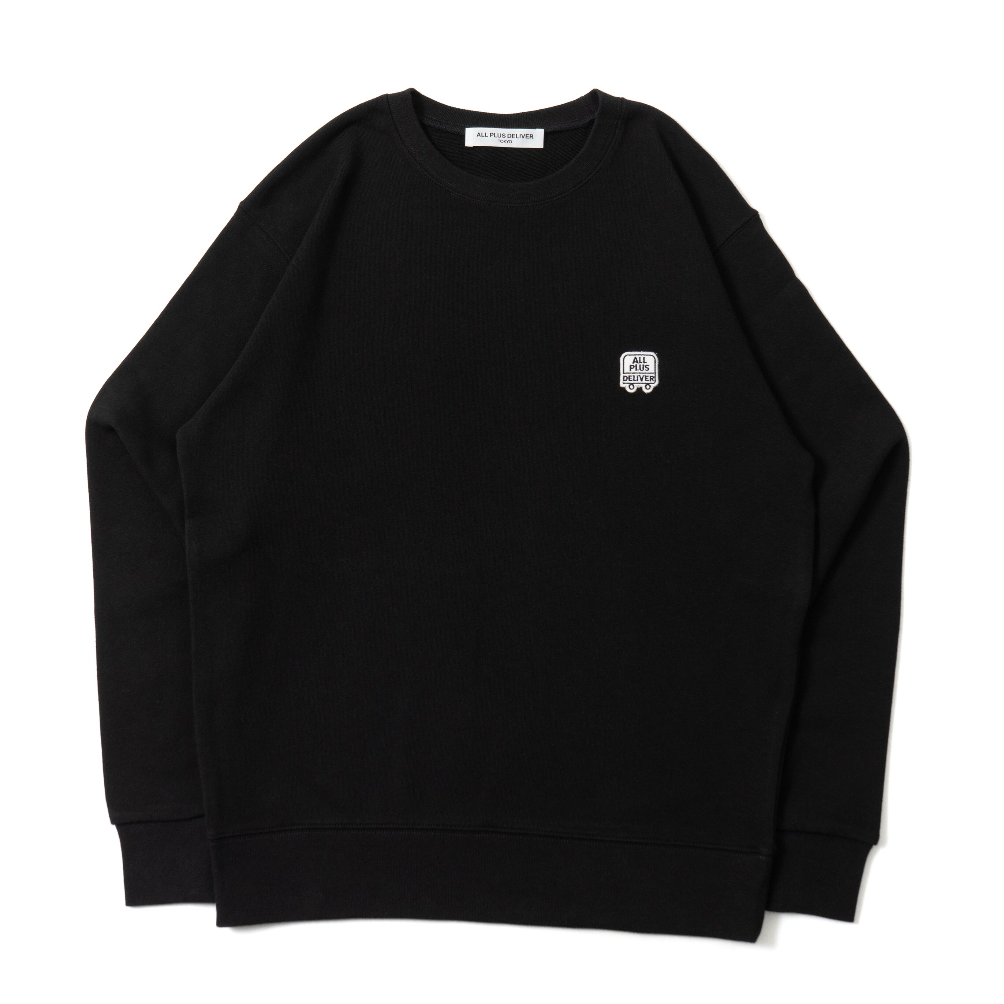 ALPSDR LOGO PATCH SWEAT / BLACK