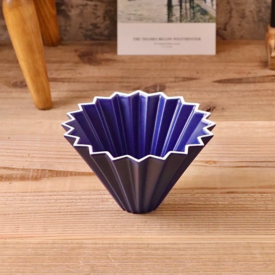ORIGAMI Dripper S マットネイビー | COFFEE LAB KOMAMEYA