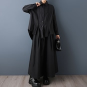 アシメ ディテール シャツ 00271