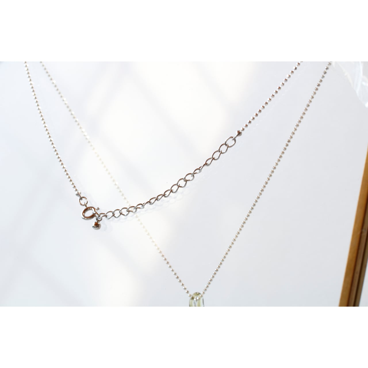 アロマペンダント アロマペンダント ガラス/ロウ引き紐/アンバー | タビノキセキ