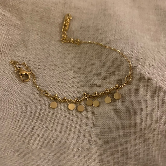 Somedayif中古レトロ天然石重ねブレスレット 2点セット