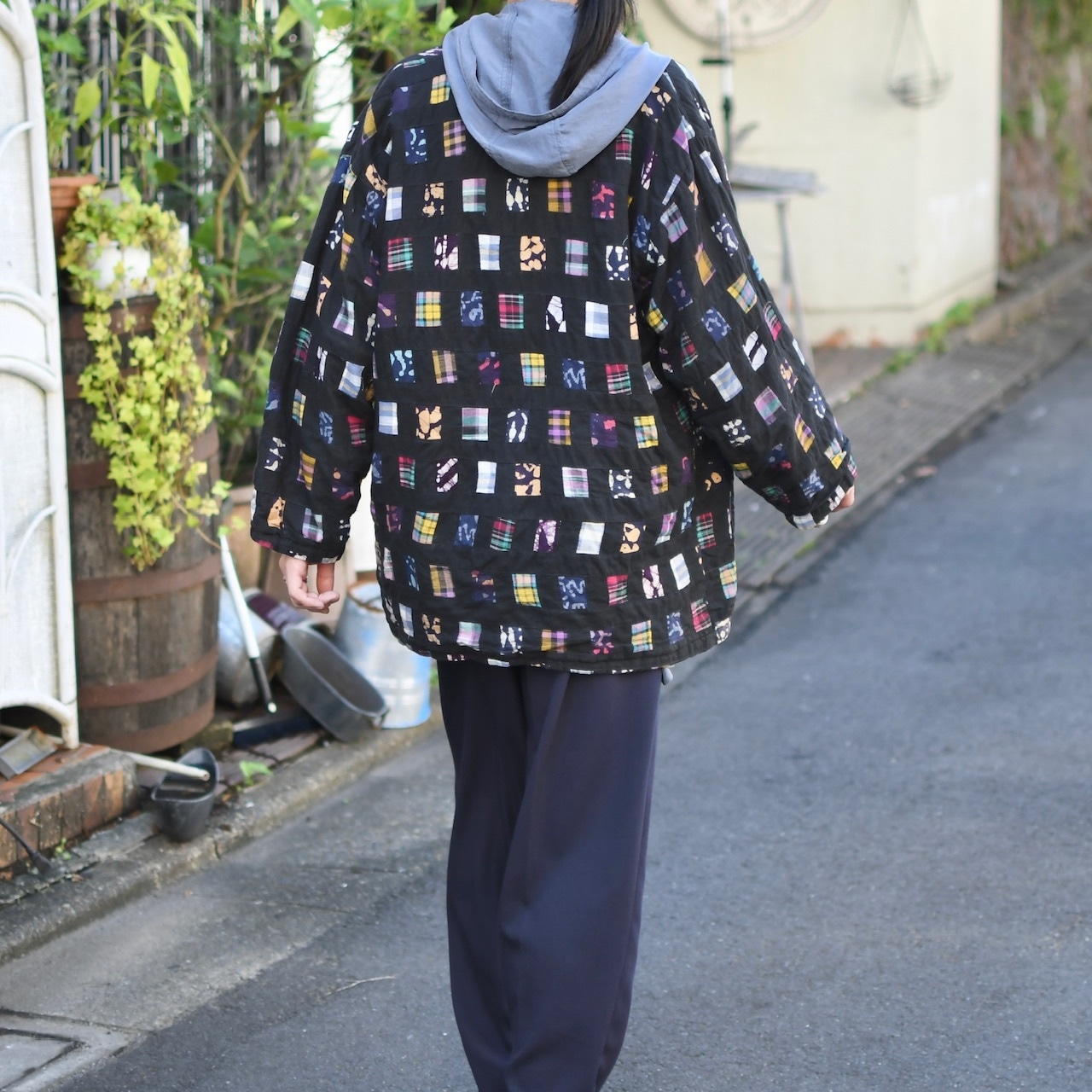 patch work design indian cotton jacket