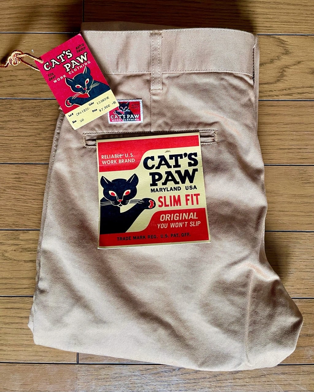 新品 キャッツポウ®️ スリムフィット ワークパンツ W30 | Room Style
