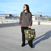 YASHIKI(ヤシキ)着回し抜群ハーフジップニット、普通に良いスラックスstyle2