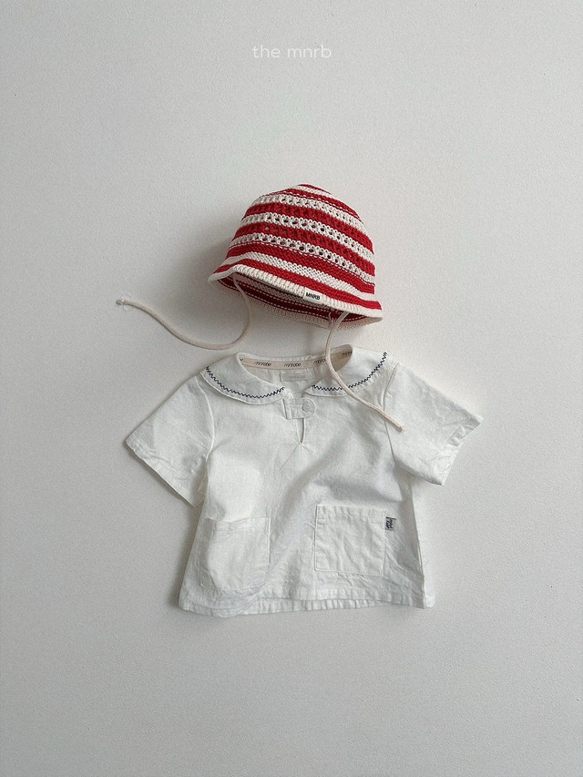 〘予約〙minirobe / Point Sailor Shirt
