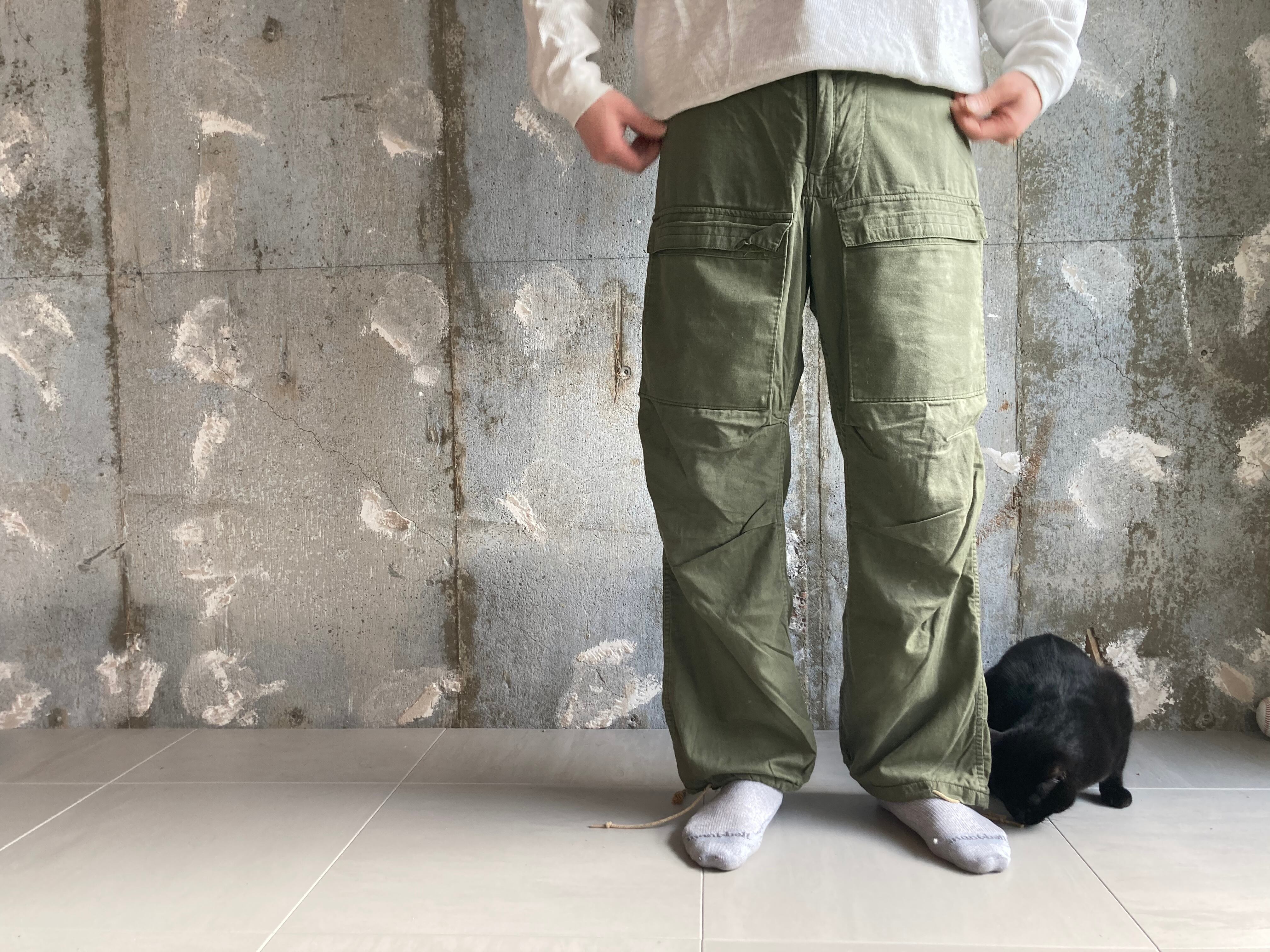 70s US army chemical protective pants オリーブ ミリタリー ケミカル