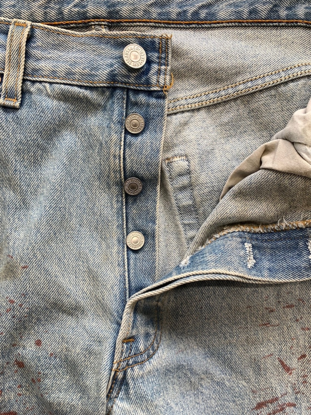 113 リーバイス 501レギュラー 古着米国製2000年製 刻印553  W 84cm(ぐるり)L 85cm(股下)#copri