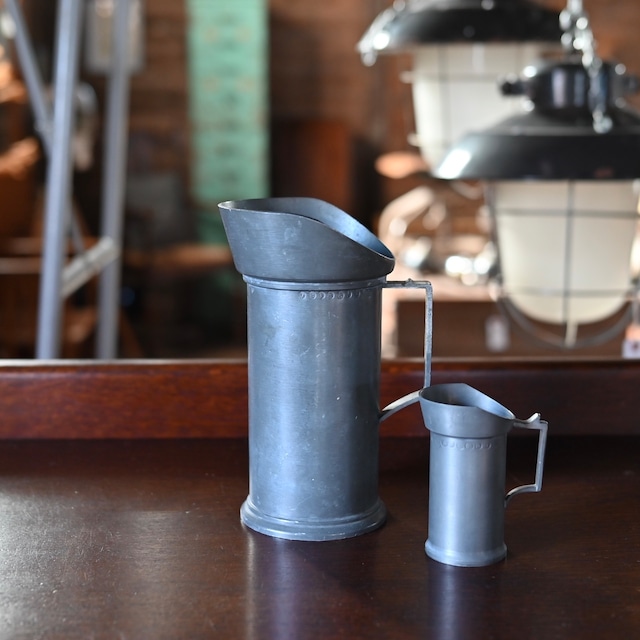 Pewter Measure Cup / ピューター メジャー カップ〈 エタン・一輪挿し・店舗什器・食器・アンティーク・ヴィンテージ 〉112993