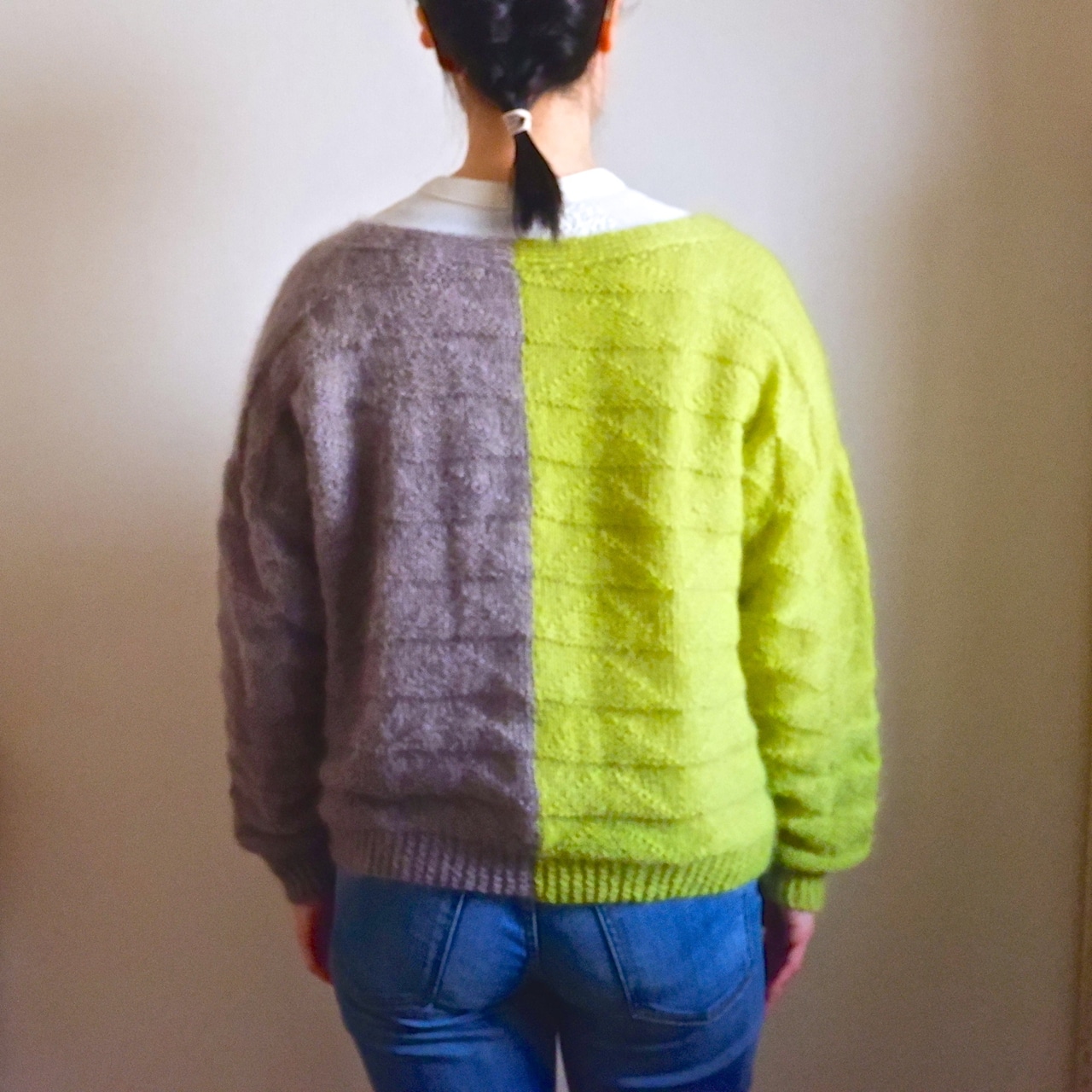 「Two Color Cardi」ダウンロードパターン・画像6