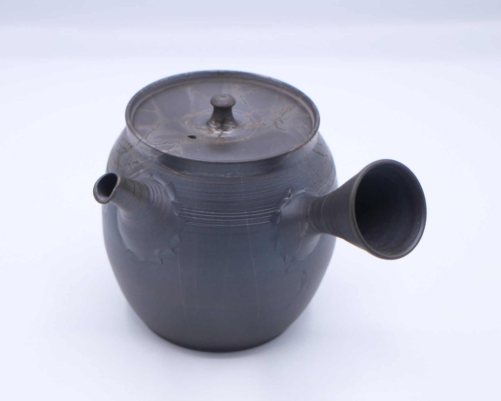 常滑焼急須作家 山田勇太郎 藻掛急須（黒泥） | TEA BUCKS