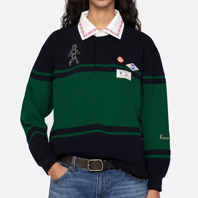 SEA NY　CAROLYN WORKWEAR RUGBY SHIRT　MULTI