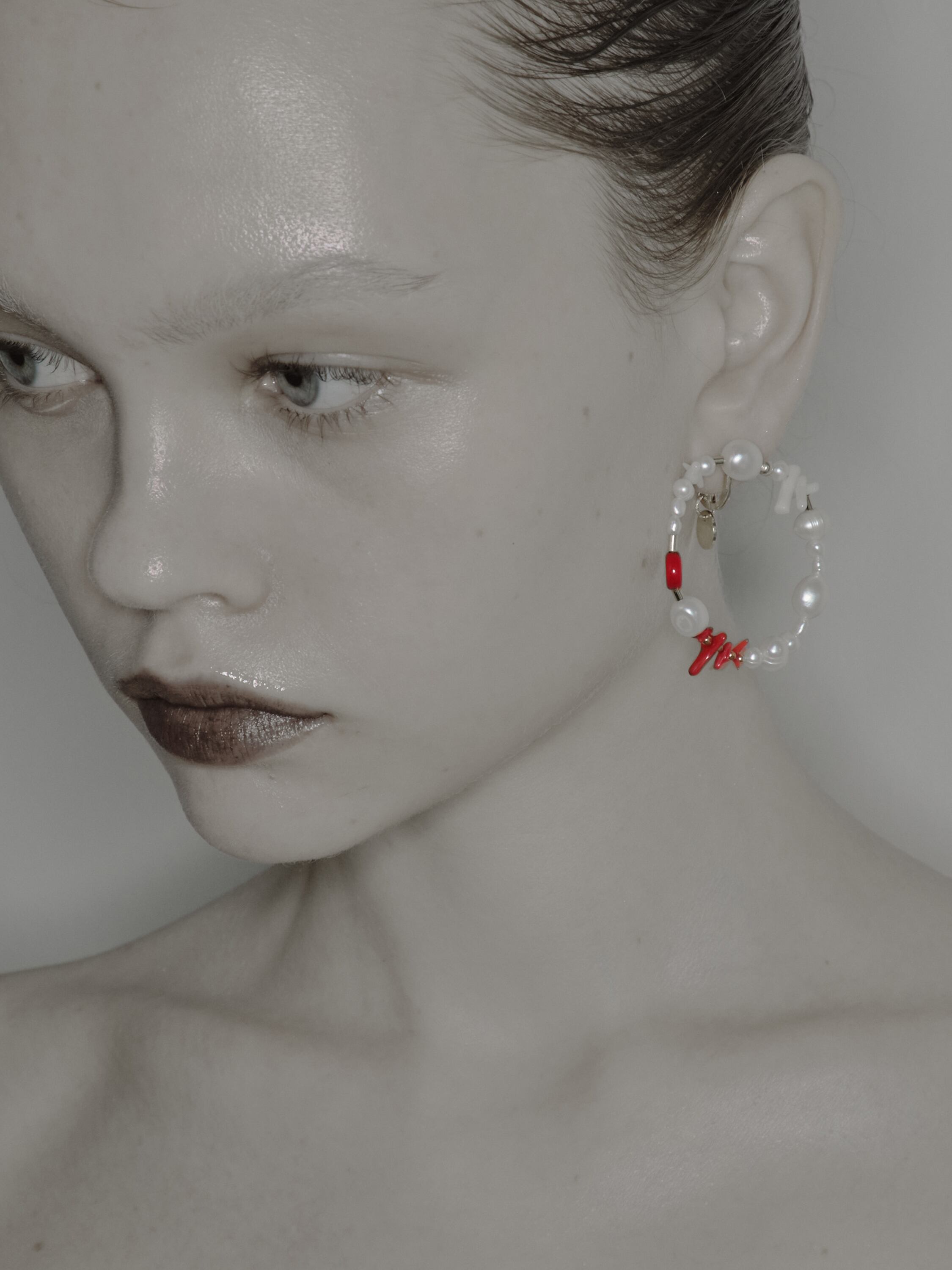 Uiqut ピアス coral hoop earring/pierce | uiqut（ユイクト）