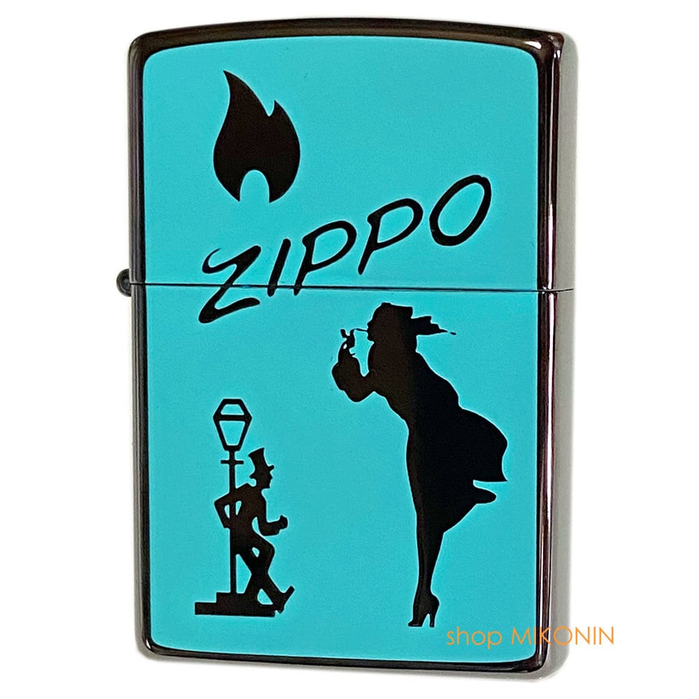 ウェンディ コーティングブルー Zippo