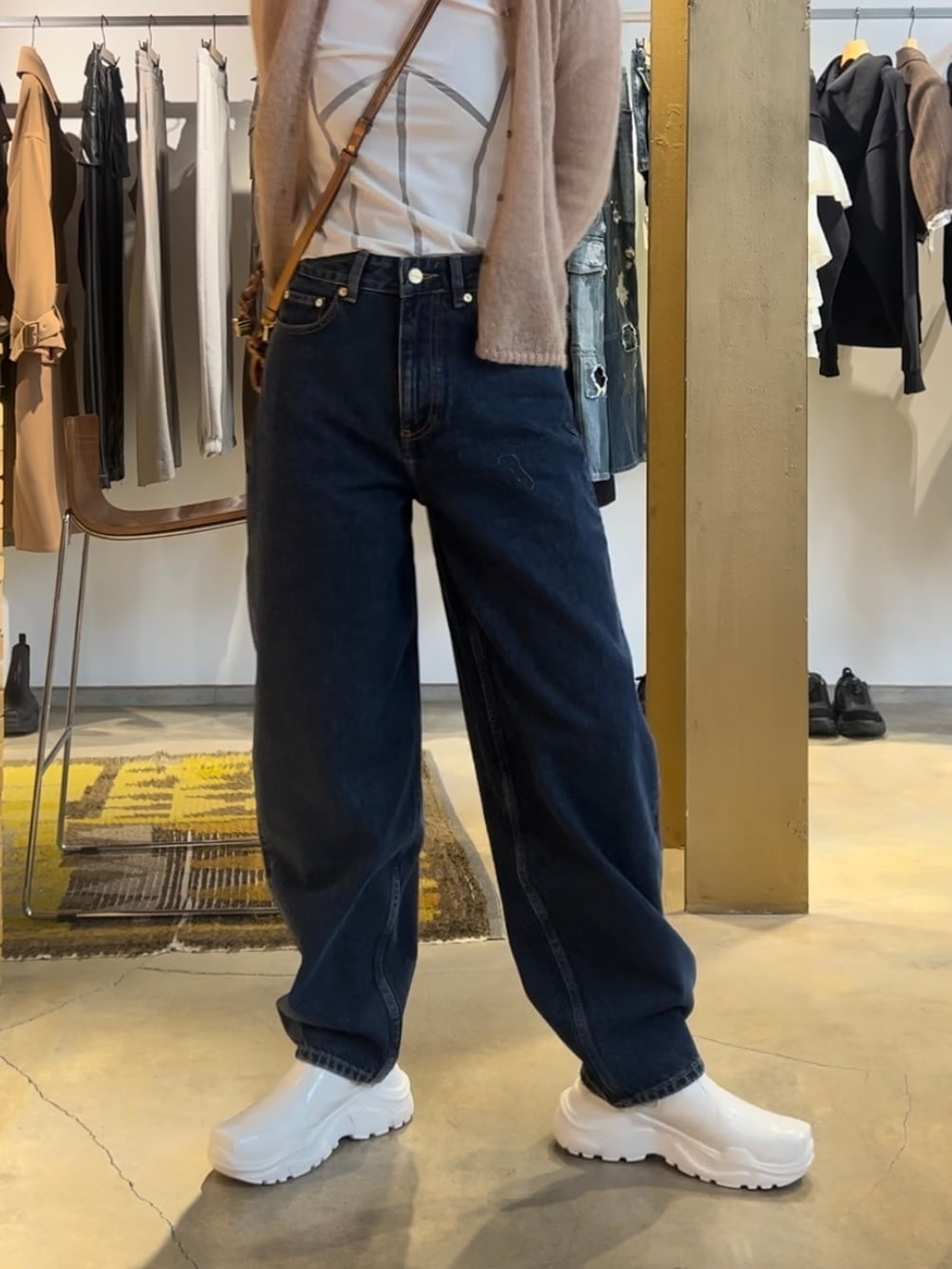 25SS】GANNI ガニー / DARK BLUE STARY JEANS / デニムパンツ | TRENT