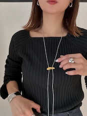 balance bar long necklace