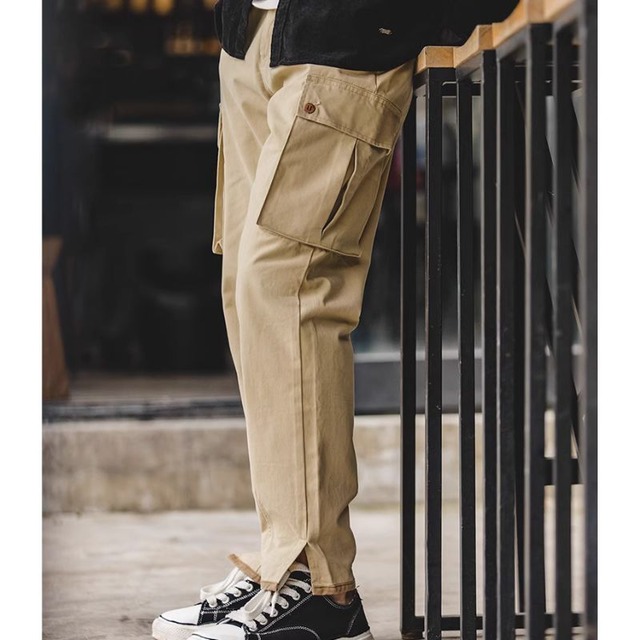 Straight cargo pants M12227
