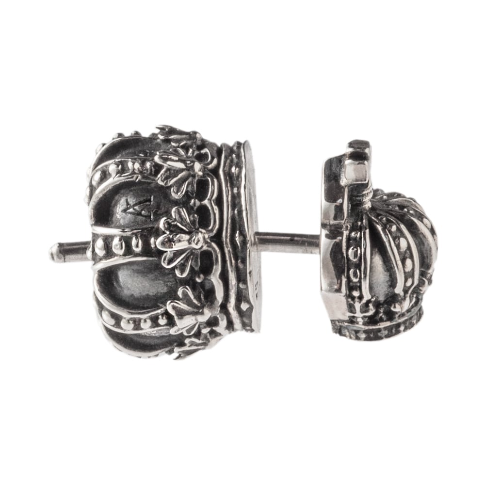 クラウンキャッチスタッドピアス 片耳用 AKE0110 Crown catch stud
