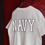 90s〜00s SOFFE US.NAVYリフレクター Tシャツ　ホワイト　ミリタリー