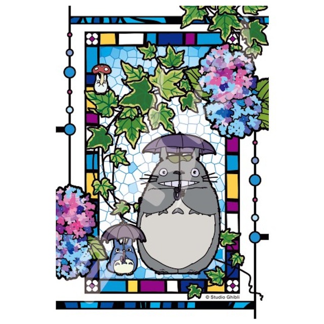 となりのトトロ　クリスタルジグソーパズル 126ピース（アジサイの庭）