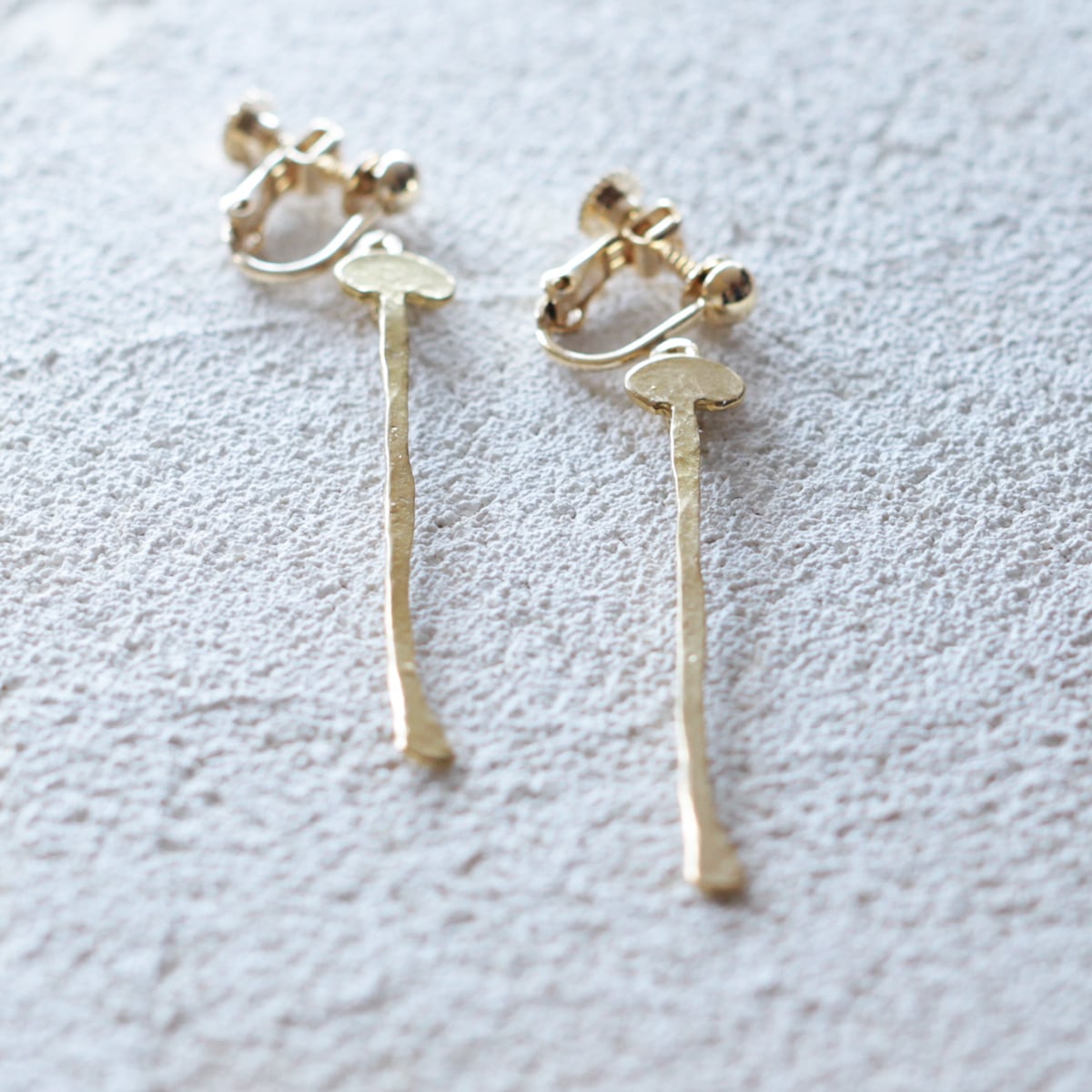 えのき一本｜ピアス｜イヤリング｜P474 | thuthu appetizing accessories