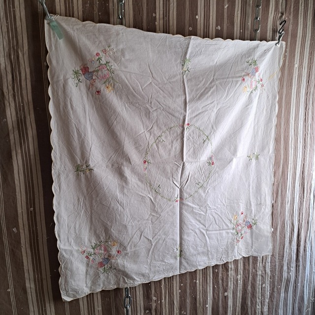 ヨーロッパ 刺繡クロス used [510044]