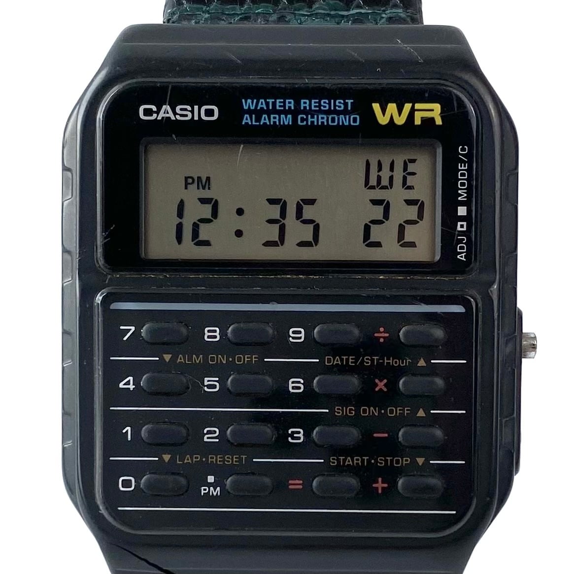 電池・ベルト交換済】カシオ CASIO CA−53W−1Z クォーツ デジタル