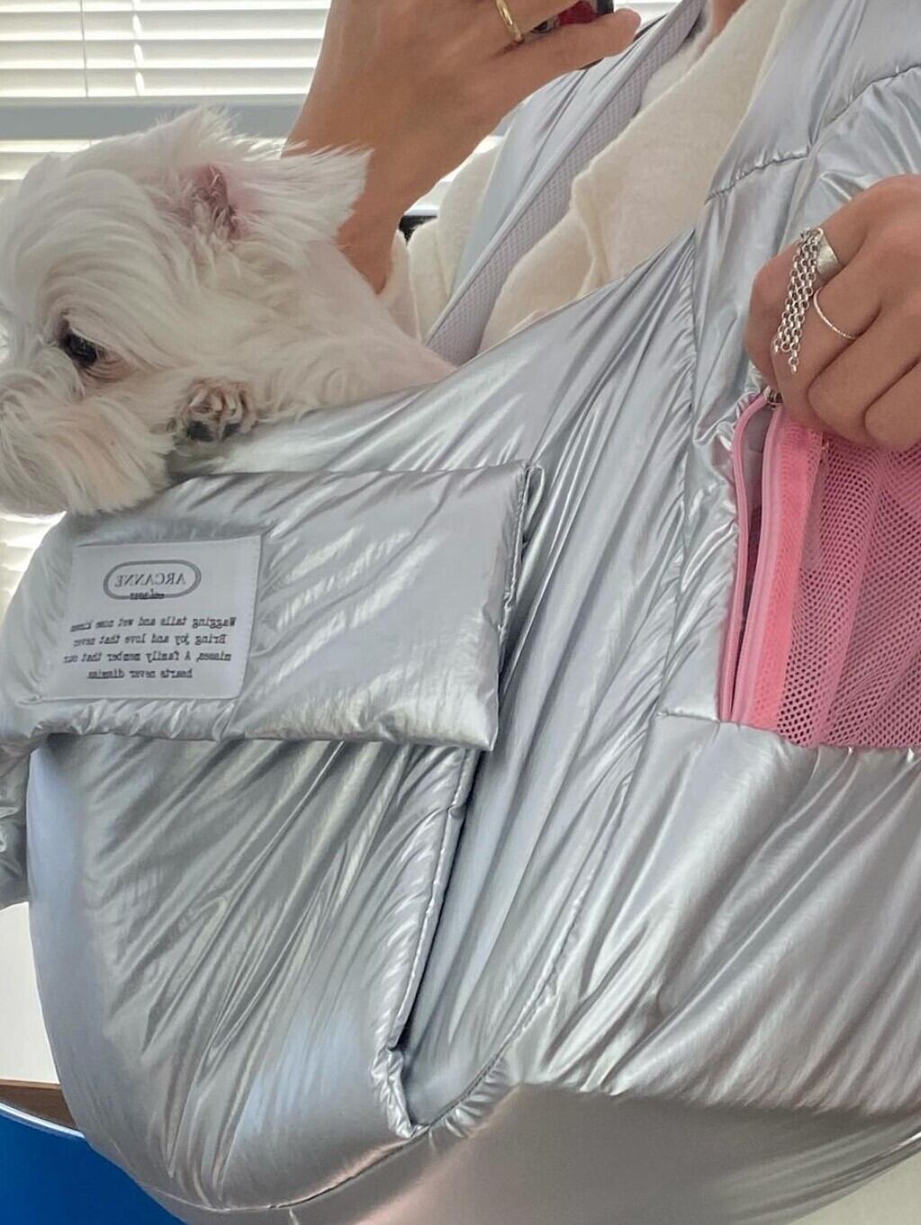 韓国ペットブランド　ARCANNE フロントバッグ　スリング 韓国ペットブランド ARCANNE フロントバッグ スリング - メルカリ