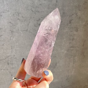 虹沢山◎ ブラジル産 ラベンダーアメジストタワー05◇ Lavender Amethyst tower ◇天然石・パワーストーン