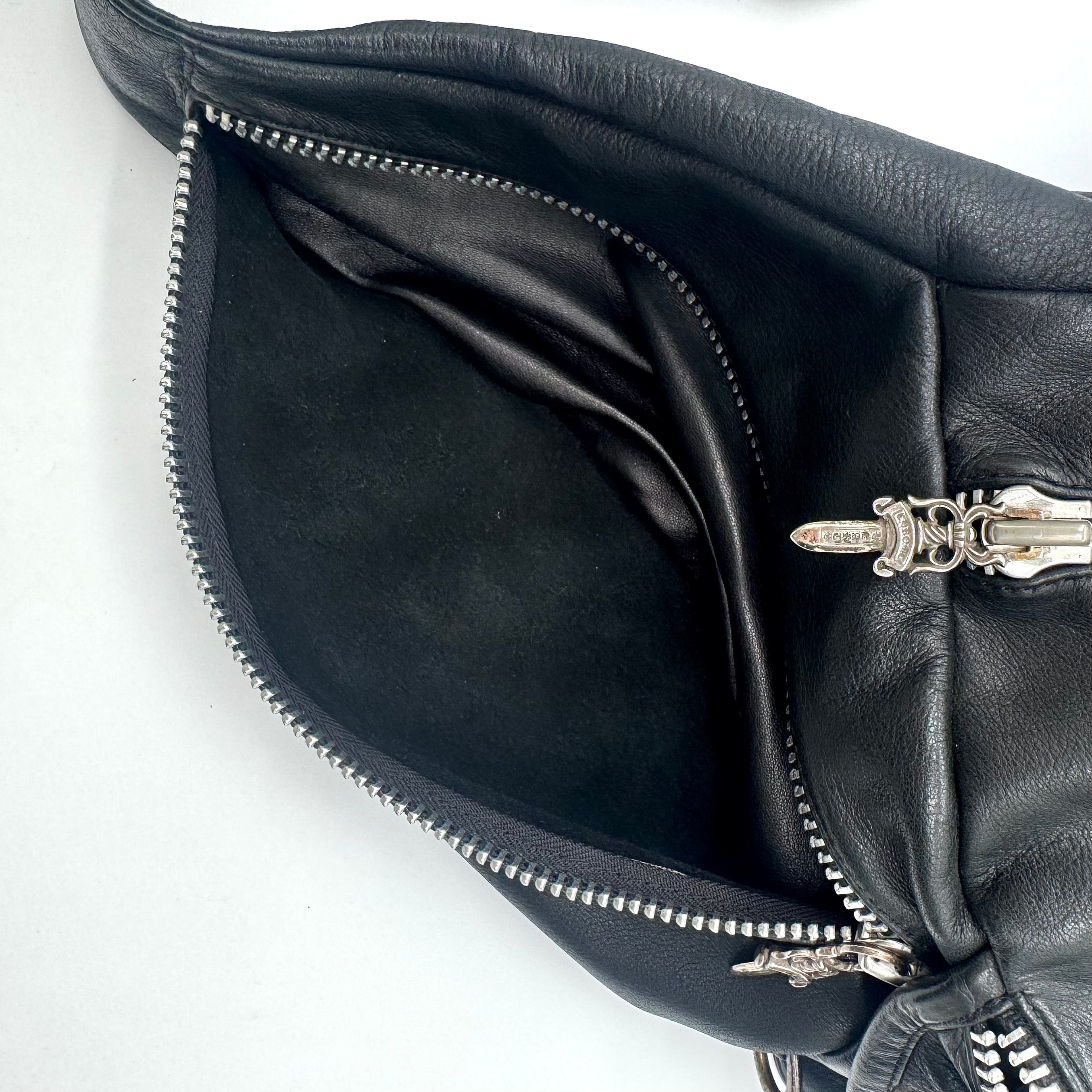 CHROME HEARTS クロムハーツ スナットパック ボディバッグ レザー
