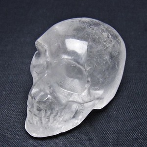 水晶 置物 ドクロ スカル 一点物 145-1878