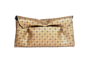 FUKUSA CLUTCH／GOLD GRAY